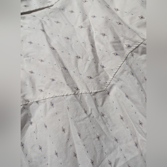 Ely Cattleman White Aztec Pearl Snap Shirt Mens 2XL Cowboy Western Long Sleeve - Picture 12 of 15